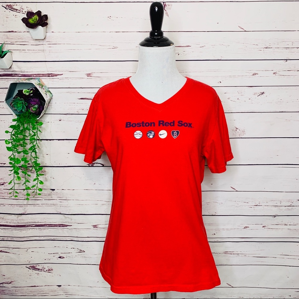 Nike Boston Red Sox Baseball Short Sleeve T-shirt Women’s Size Large